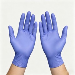 Disposable Nitrile Exam Gloves Latex Powder Free Medical Food Safe 100pcs