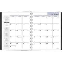 AT-A-GLANCE 2027 Planner, Monthly, 7″ x 8.75″, Unruled x Black