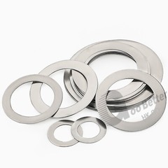 100pcs Shim Washers 0.1mm / 0.2mm / 0.3mm / 0.5mm Thick DIN 988 High Quality