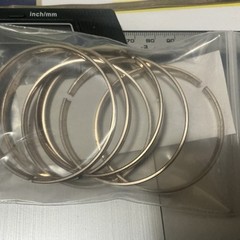 10 Silver Brazing Joint Solder Rings B CuP-5 O.D. 2”. 15% Ag
