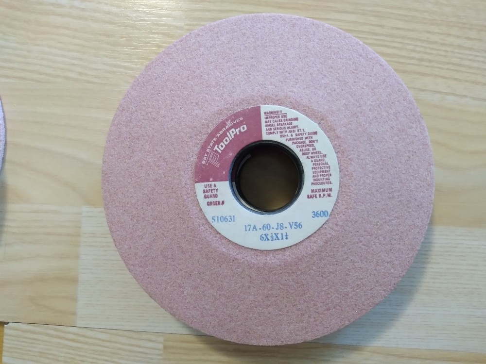 ToolPro Bay State DISH Grinding Wheel 6″ X 1/2″ X 1-1/4″ 17A-60-J8-V56