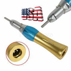 Slow/Low Speed Dental Straight Nosecone Handpiece 1:1 E-type Gold USA