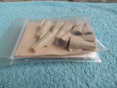 LOT OF 2 Ten Packs 3M #412 TAN WIRE CONNECTORS TWIST ON CONICAL CONNECTORS
