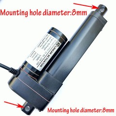1500N 12V Linear Actuator Motor Fast Speed 10mm/s Stroke 2~40″ 176lbs Waterproof