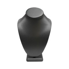 10-1/2″H Slate Gray Leatherette Necklace Stand Display Fixture Retail Store
