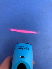 Socket Mobile CHS 7Ci 7Di Bluetooth Barcode Scanner Blue Tested Working