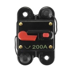 200 Amp Waterproof Circuit Breaker Auto/Marine/Solar 12-48V DC Manual Reset