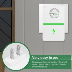 2PcsEnergy Saving Device Stopwatt Electricity Saving Box Stabilize VoltageDevice