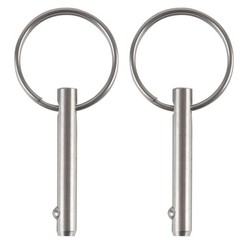 4 Pack Small Quick Release Pin, Diameter 3/16″, Usable Length 0.95″, Full 316…