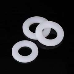 White Nylon Flat Washer Insulation Washer Gaskets I.D:2-24mm O.D:5-50mm