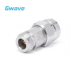 N Male to N Female Adapter, Passivated Stainless Steel, DC – 18GHz
