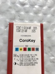 10 Sandvik TCMT 11 03 04-MF 2025 Carbide Inserts TCMT 221-MF NEW!