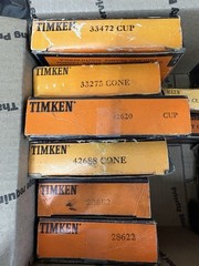 New Old Stock Timken Tapered Roller Bearing “Paired” Cup & Cone Lot. Ships Free