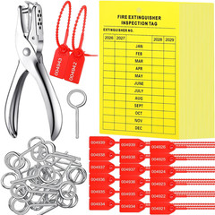151 Pieces Fire Extinguisher Inspection Tags Set Including 2026-2029 Maintenance