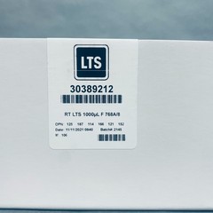Rainin Pipette Tips RT LTS 1000 ul Case of 8 Racks of 96 Pipet Tips Each