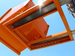 Self-Dumping Hopper – 1 Cubic Yard, Heavy Duty Steel, Forklift & Skid Steer Use