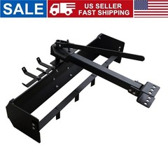 42 Inch Tow Behind Box Scraper, Universal Hitch for Lawn Tractor, ATV, UTV