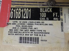 10ft New Alpha Wire Paired Cable, 12 AWG Shielded Stranded Copper, 5616B1201