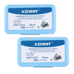 Dental Bondable Monoblock Non-Convertible Single MBT 0.022 Buccal Tub 1st Molar