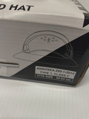 New Mervex Vent Full Brim Hard Hat With Built Type 1, Class C, Sz 52-63cm