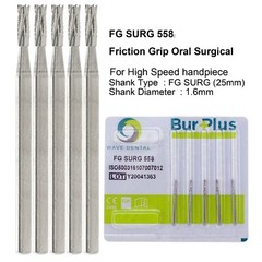 Wave Dental Surgical Bur Round Long 25mm Carbide Bur Friction Grip FG High Speed