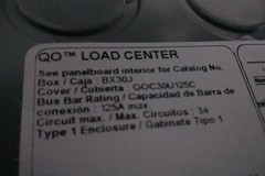 Square D QO130L125PG 30 Space 125 A Circuit Breaker Load Center