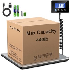 200kg 440lbs LCD Digital Postal Parcel Scales Platform Postage Shipping Weighing