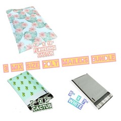 35 Poly Mailers Three Mix Size Variety Pack