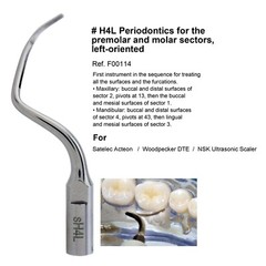 For Satelec ACTEON Suprasson P5 Newtron Ultrasonic Scaler Handpiece Piezo Tip H3
