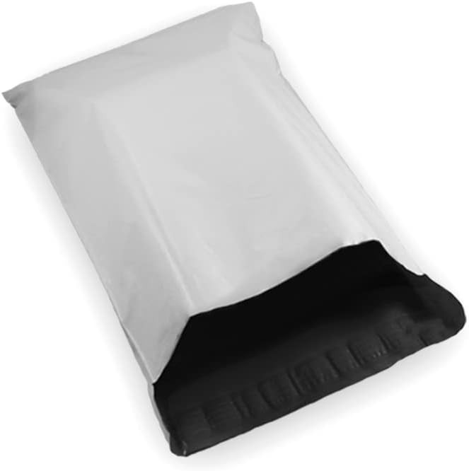 Puncture Resistant 12″ x 16″ White Poly Mailers – Pack of 10 Self-Sealing Bags