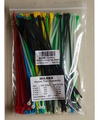 120PCS 8 Inch Zip Ties Nylon Cable Ties Multi Color Strong Durable 6 Colors