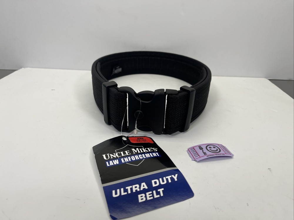 Uncle Mike’s 87761 Ultra Duty Belt with Hook and Loop Lining Small 26-30″ 4901