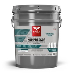 TRIAX Kompressor MV ISO 100 Full Synthetic Air Compressor Oil (5 Gallon Pail)