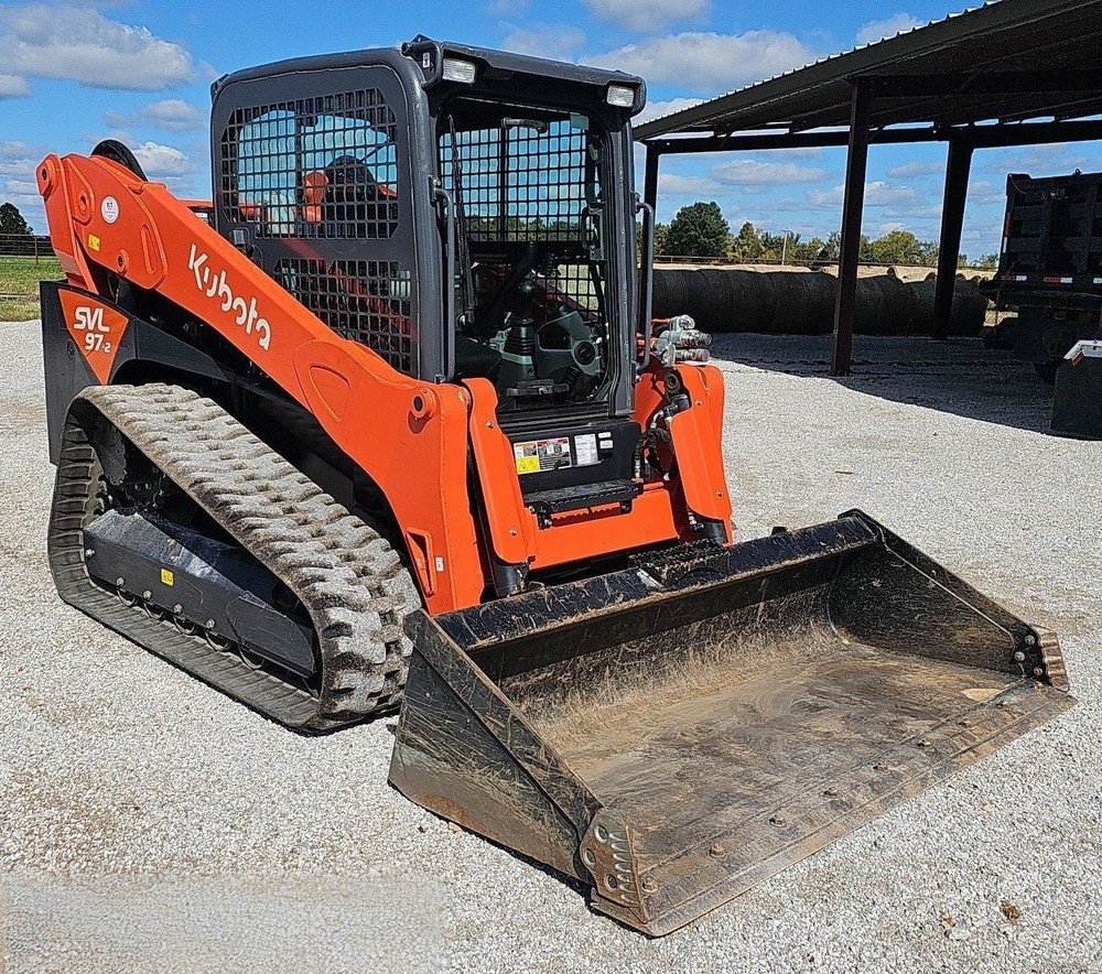 2022 Kubota SVL97-2 High Flow Compact Track Loader 684 Hrs Cab A/C
