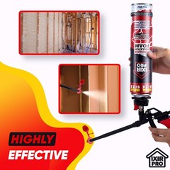 Spray Foam Insulation Can (12 x 30 oz. / 850 g) Expanding Sealant, High Density