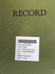 NOS Vintage Record Ledger Journal Accounting Book Federal Supply Service