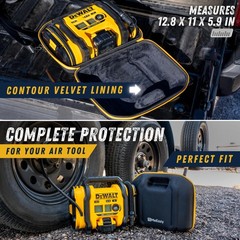 MeEazy Hard Case, Protective Custom-Fit Padded 12.8x11x5.9 inches, black