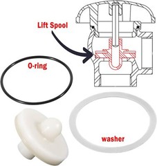 710 1″ Repair Kit 901-549 Bonnet and Poppet Assembly For FEBCO 1″ Model 710/715