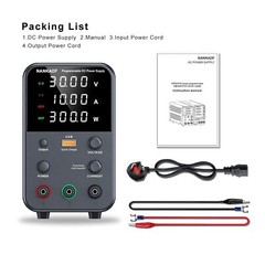 WPS 0-30V/60V 0-5A/0-10A Adjustable Lab DC Power Supply Variable Bench Switching