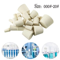 Various Sizes Rubber Stopper Laboratory Sealing Hole Stopper Tapered Flask Tube