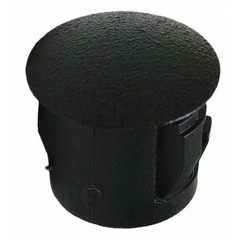 Hole Plug, Hole D 1 1/4 In, Blk, Pk25, 1Elx3