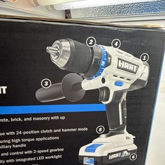 HART TOOL DRILL HPHD01VN 20v Cordless 1/2in Hammer Drill Tool Only Brand New
