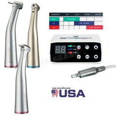 Dental Brushless Electric Micromotor / 1:1 1:5 Fiber Optic Conta Angle