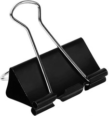 Extra Large Binder Clips (36 Pack) 2 Inch, Big Paper Clamps, Black