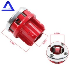 3/4Inch Ratchet Pipe Threader Dies Set Replacement Kit Not for Stainless Steel