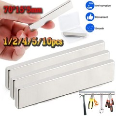 Multi-Use Big Strong Block Bar Fridge Magnets 70*15*5mm Rare Earth Neodymium N38