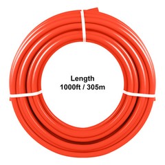 VEVOR 1/2″ x 1000ft Pex Tubing Pex Pipe Oxygen Barrier Red Radiant Floor Heating
