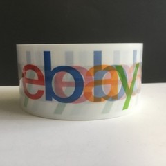 4 Rolls Official eBay Branded Color Logo Packaging/Shipping Tape 75 yards x 2″