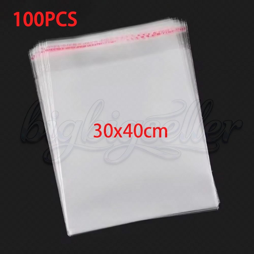 12 x 15″ Clear Resealable Self Sealing Cello Cellophane Bag Plastic OPP Poly Bag