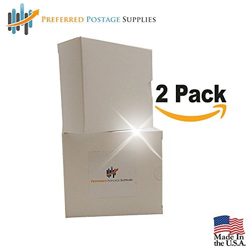 2 Packs of Small Universal Postage Meter Tapes 4″ x 3.5″ 600 Labels/Box